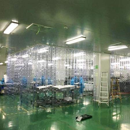 PVC防靜電折疊門(mén)簾